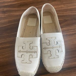 Tory Burch espadrilles cream color